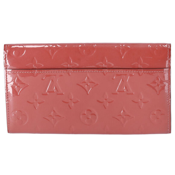 Louis Vuitton Sarah Monogram Vernis Long Wallet M90429 Viu Rose - Picture 2 of 7